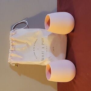 Odeme Set of Two Silicone Wine Glasses